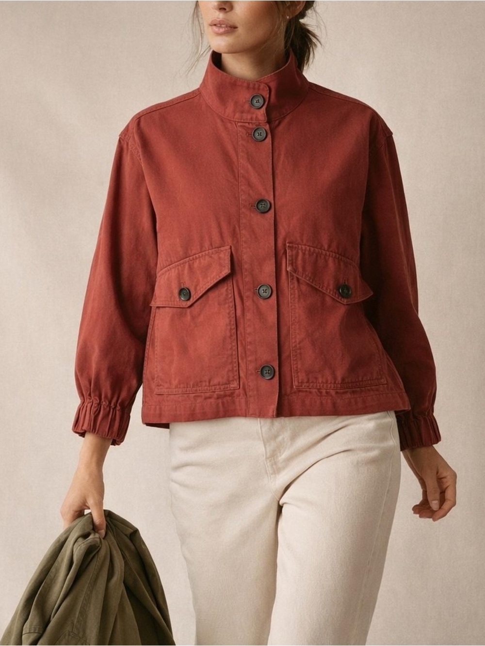 Madewell Bayview Balloon Sleeve Jacket
